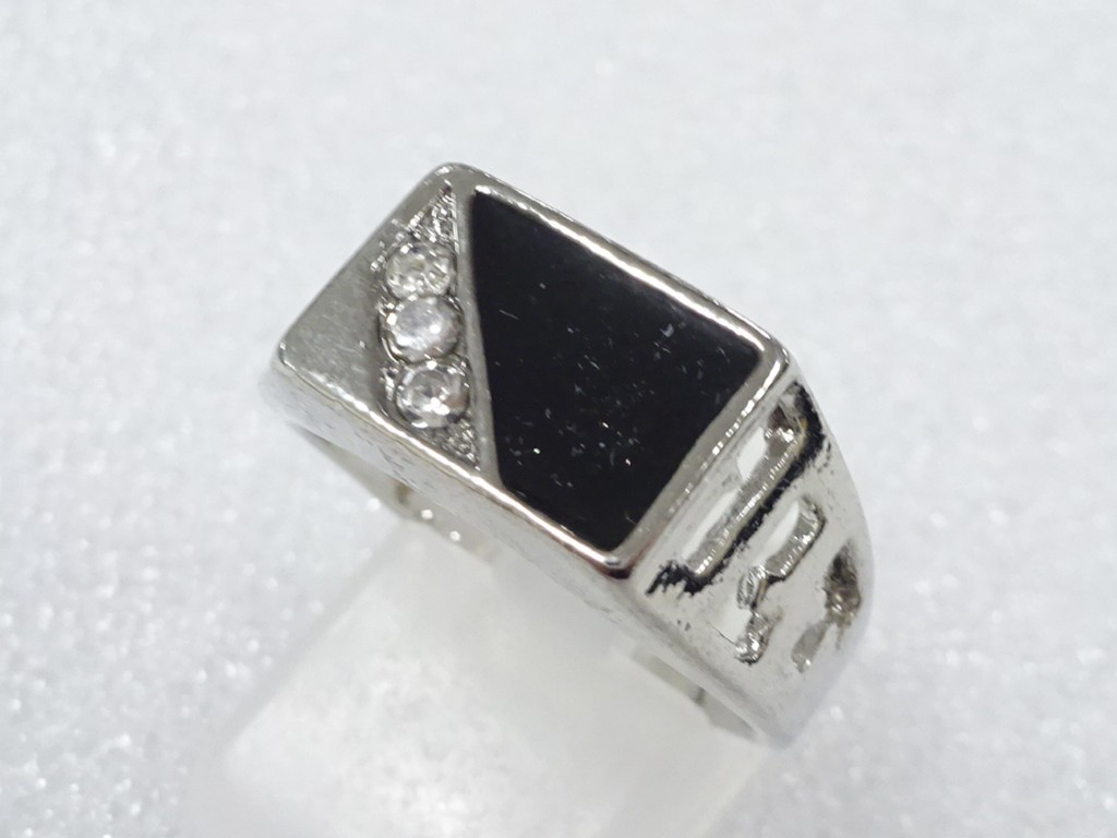 エナメル　クリスタル　指輪(16号)